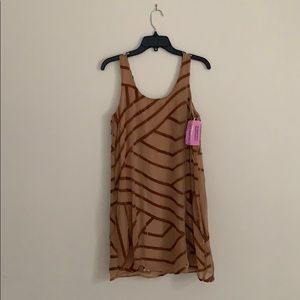 New Mini Dress with Velvet Detail